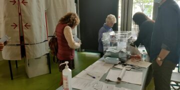 Vote lors du 1er tour de l'élection présidentielle 2022 (Crédit Gomet'JRG)