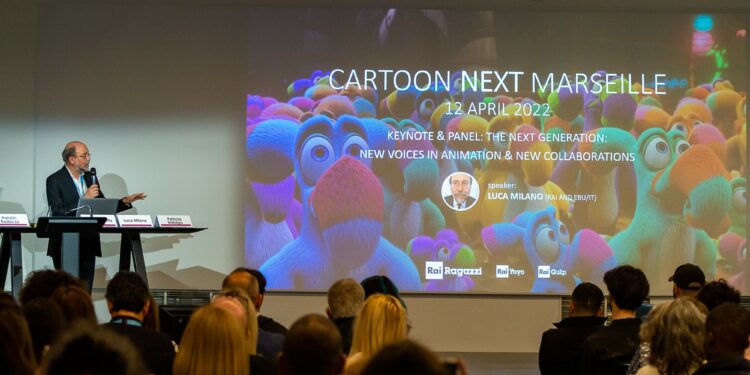 Cartoon Next à Marseille a rassemblé l'écosystème du secteur de l'animation (Crédit JYD/Gomet')