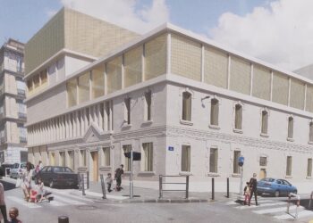 Le nouvel établissement proche de l'école des Abeilles (1er) sera livré pour la rentrée 2023 (crédit : Ville de Marseille)