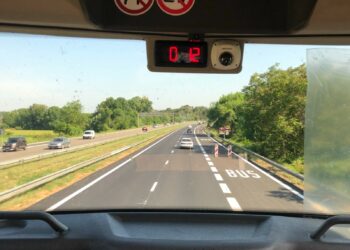Une nouvelle voie de bus entre Cabriès et Aix sur l'A51 (Crédit Gomet'/JFE)