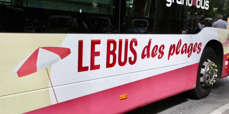 Le nouveau bus des plage