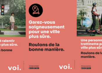 Les trottinettes Voi lancent une campagne de sécurité routière dans les rues de Marseille