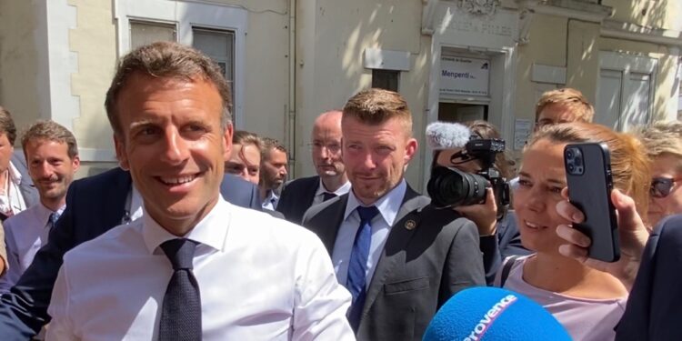 Emmanuel Macron le 2 juin