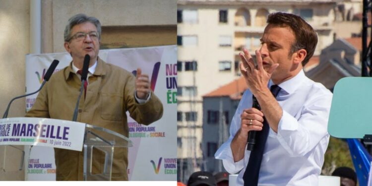 Elections législatives : Macron – Mélenchon au coude à coude