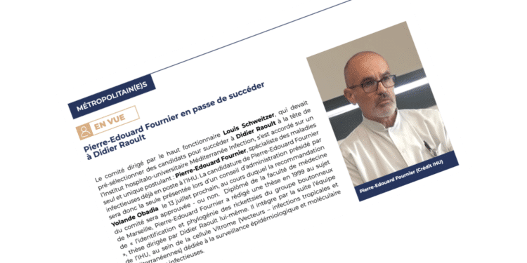 IHU : exit Didier Raoult, Pierre-Edouard Fournier à la tête d’une nouvelle gouvernance