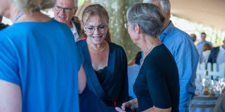 Sophie Joissains et Elisabeth Borne le 9 juillet à Aix (Crédit DR)
