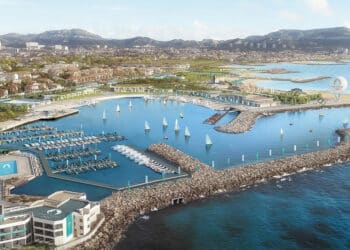 La Marina olympique du Roucas blanc accueillera les épreuves de voile des Jeux de Paris 2024 (crédit : Ville de Marseille)