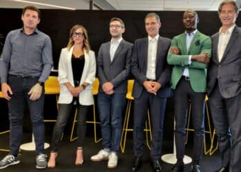 Rodolphe Saadé annonce l'ouverture en 2023 d'une antenne Zebox en Côte d'Ivoire (crédit : Rémi Liogier)