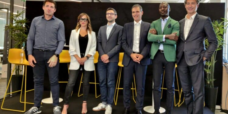 Rodolphe Saadé annonce l'ouverture en 2023 d'une antenne Zebox en Côte d'Ivoire (crédit : Rémi Liogier)