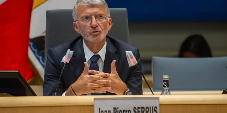 Jean-Pierre Serrus lors de la conférence régionale sur la logistique ce mardi 12 juillet (crédit : JYD / Gomet')
