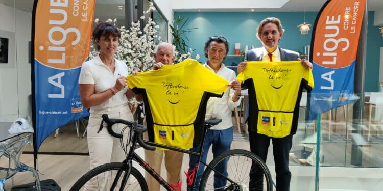 De gauche à droite, Magali Maugeri, Pierre Garosi, Serges Salfati, Jean-Raphaël Fernandez (crédit : Rémi Liogier)