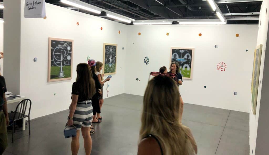 Un espace d'exposition d'Art-o-Rama 2022 (Crédit Gomet')