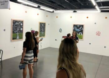 Un espace d'exposition d'Art-o-Rama 2022 (Crédit Gomet')