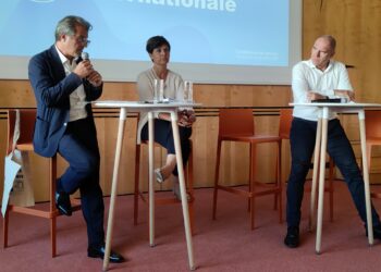 De gauche à droite, Jean-Luc Chauvin, Sandrine Motte et Frédéric Ronal (crédit : Rémi Liogier)