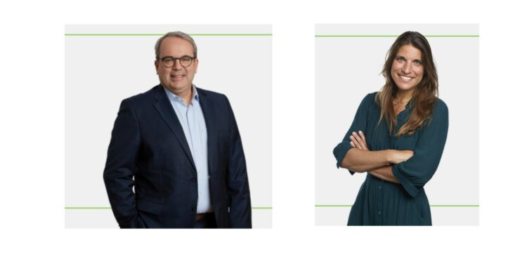 Les associés d'Andera Infra chargés de gérer le fonds Terra Nea, Guy Auger et Prune des Roches (Crédit Andera Parteners)