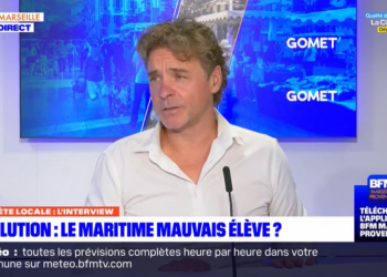Dominique Robin sur le plateau de BFM Marseille pour Planète locale