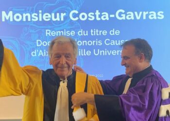 Costa-Gavras reçoit le titre de Docteur Honoris Causa par l'AMU