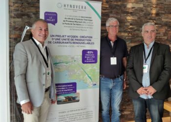 De gauche à droite, Cyril Dufau-Sansot, Vincent Delcroix et Denis Grisoni (crédit : Rémi Liogier)