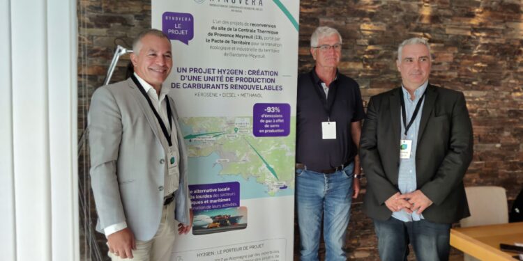 De gauche à droite, Cyril Dufau-Sansot, Vincent Delcroix et Denis Grisoni (crédit : Rémi Liogier)