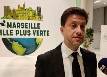 Benoît Payan a invité les partenaires de la candidature marseillaise jeudi 8 septembre dans l'hémicycle Bargemon (crédit : Rémi Liogier)