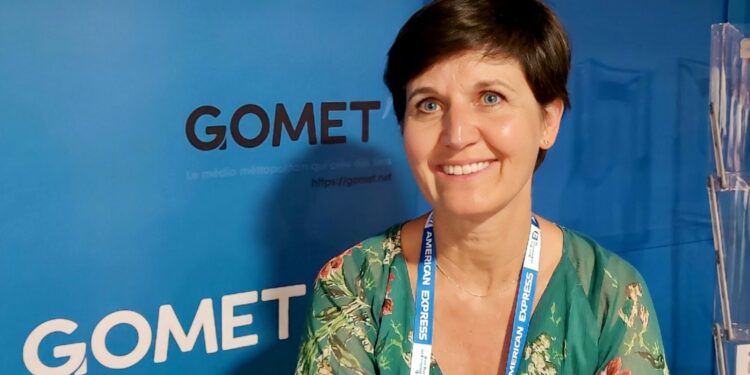 Sandrine Motte, directrice générale du groupe des Eaux de Marseille (crédit : JYD Gomet)