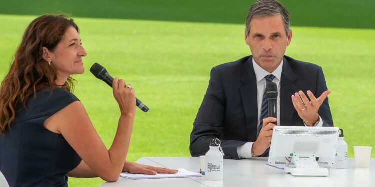 Rodolphe Saadé invité du Forum des entrepreneurs de l'UPE 13 (Crédit Gomet'/JYD)