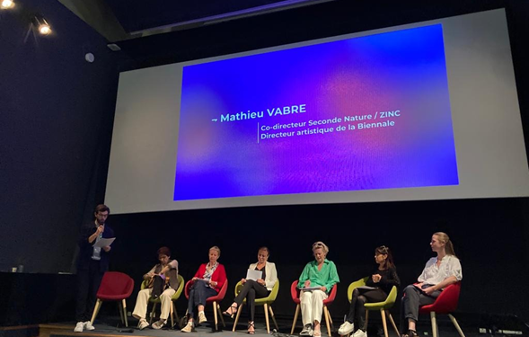 Conférence de presse de l'édition 2022 de Chroniques, la biennale des imaginaires numériques organisée à Aix, Marseille et Avignon (Crédit CL)