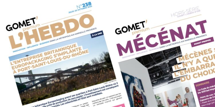 Gomet’ L’Hebdo n°238 et le hors-série Mécénat 2022