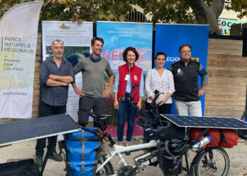 « De parc en parc », la tournée régionale en vélo solaire réalisée par Jérôme Zindy