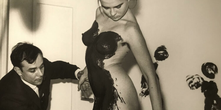 Yves Klein et Elena Palumbo-Mosca (Crédit photo AD/Gomet')