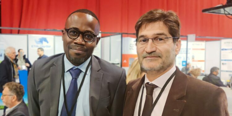 Jean-Luc Ngoie Kadita, à gauche, et Olivier Cade, à droite (crédit : RL)
