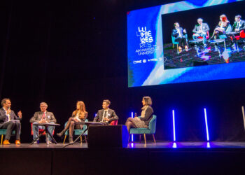 Une table-ronde lors de la journée des 10 ans d'Aix Marseille Université (Crédit photo Gomet')