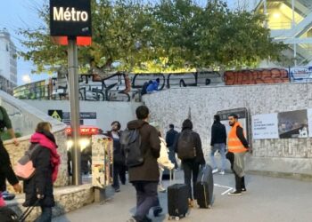 Fermeture de l'escalator du métro à la gare St-Charles
