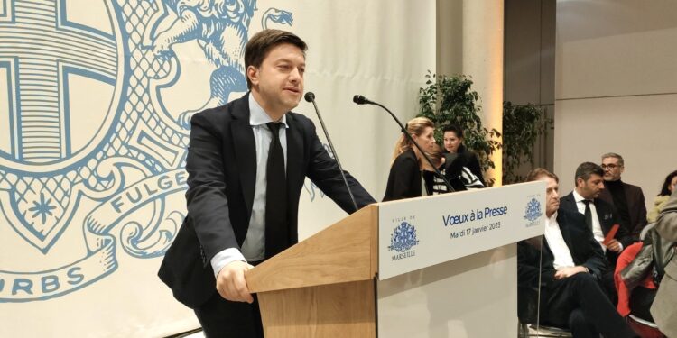 Le maire de Marseille fait ses voeux à la presse