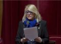 Brigitte Devesa le 14 février 2023 au Sénat (capture d'écran senat.fr)