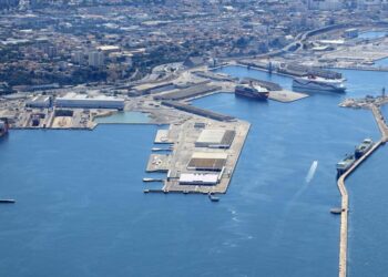 Vue aérienne du port de Marseille Fos (crédit photo : GPMM)