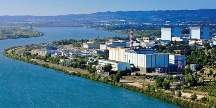 Le centre nucléaire du CEA de Marcoule dans le Gard (Crédit CEA)