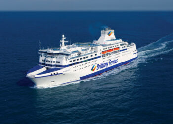 Le Normandie, navire de la compagnie maritime Brittany Ferries (crédit : DR)