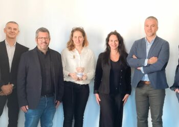 Aline & Olivier et leurs nouveaux actionnaires (crédit : Aline & Olivier LinkedIn)