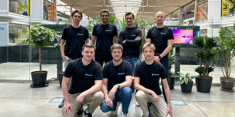 L'équipe Bitstack à Station F en 2023 (archives, crédit DR)