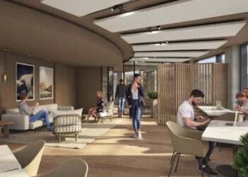 Le Crowne Plaza Marseille comprend n centre de coworking (Crédit DR)