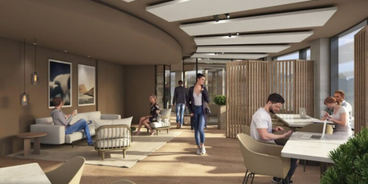 Le Crowne Plaza Marseille comprend n centre de coworking (Crédit DR)