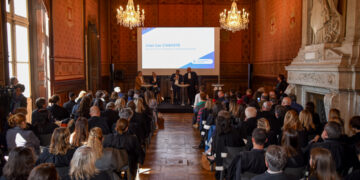 Le salon d'honneur du Palais de la Bourse (crédit : Sophie Vernet)