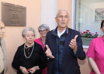 Hubert Falco le 5 avril dernier à Toulon (Crédit photo DR @hubertfalco)