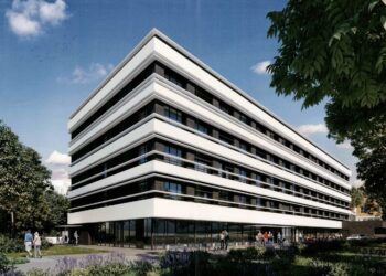 Le site de la Salette Montval accueille chemin Joseph Aiguier, dans le 9°, un hôpital de soins de suite et de réadaptation et une unité de soins longue durée d’un peu plus de 6000 m2 dans lequel il y aura 120 lits. © Saint Joseph