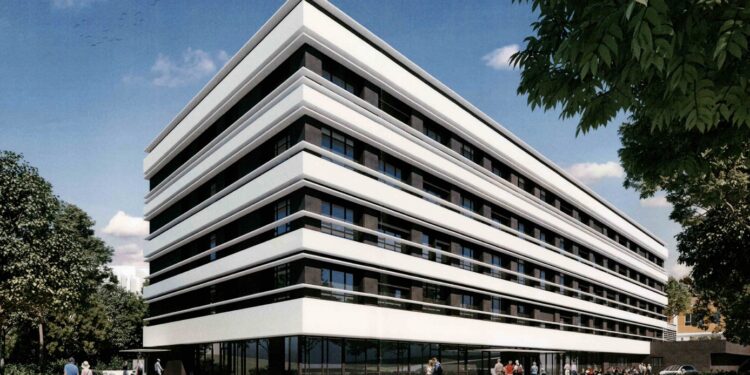 Le site de la Salette Montval accueille chemin Joseph Aiguier, dans le 9°, un hôpital de soins de suite et de réadaptation et une unité de soins longue durée d’un peu plus de 6000 m2 dans lequel il y aura 120 lits. © Saint Joseph