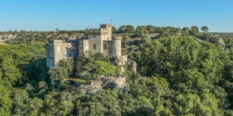 Le château de La Barben, autour duquel s'articule le parc à thème du Rocher Mistral (crédit : Rocher Mistral)