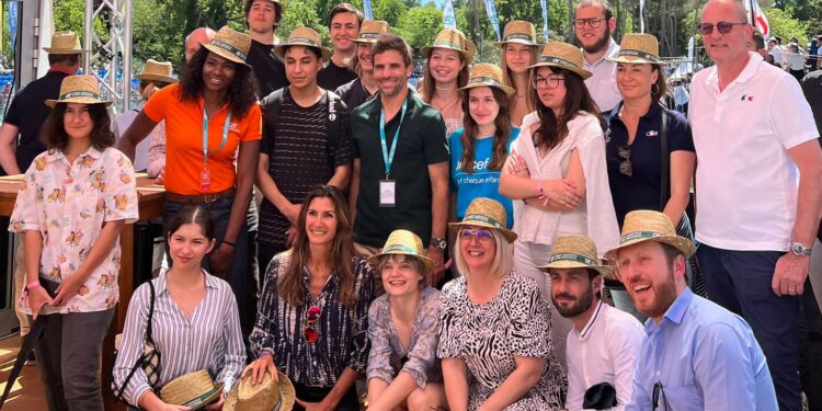 Les participants à la conférence de Muriel Hurtis réunis à l'Open Aix Provence Crédit Agricole jeudi 4 mai (Crédit DR)