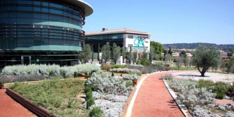 Le siège du Crédit Agricole Alpes Provence (Crédit DR)