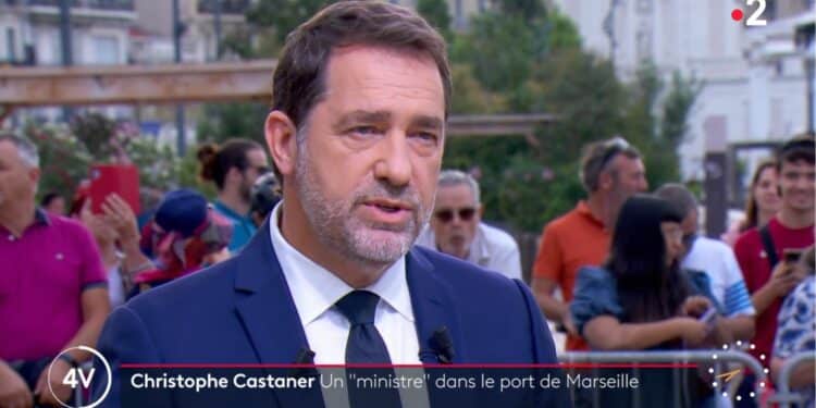 Christophe Castaner sur le plateau marseillais de Télématin (crédit : France Télévisions)